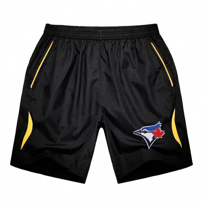 Men's Toronto Blue Jays Black Gold Stripe MLB Shorts,We sell and wholesale Men's Toronto Blue Jays Black Gold Stripe MLB Shorts on line form chian!